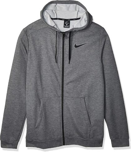 هودي Nike Dry بسحاب كامل من الصوف الفحمي/أسود 2XL in Saudi Arabia
