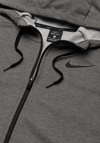 هودي Nike Dry بسحاب كامل من الصوف الفحمي/أسود 2XL in Saudi Arabia