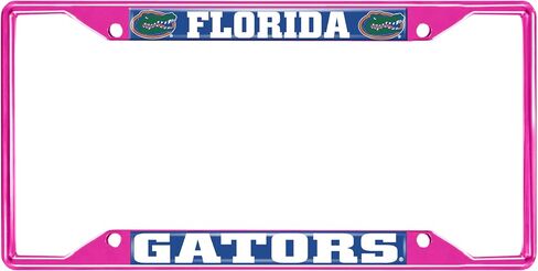 FANMATS 43721 University of Georgia Bulldogs License Plate Frame - Pink – Easy Installation on Truck, SUV, Car - Ideal Gift for Die Hard NCAA Fan in Saudi Arabia