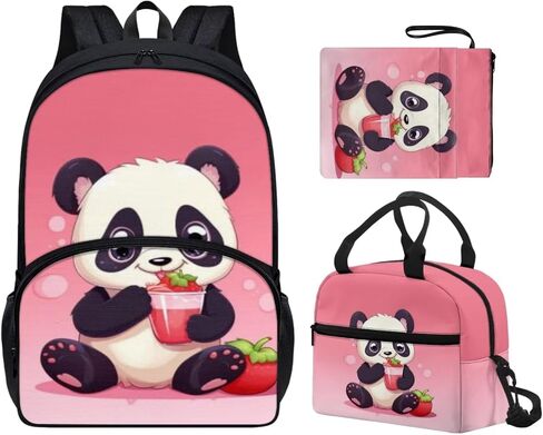 Mushroom Print Backpack for Boys with Lunchbox Teenage Girl Backpacks for Middle School Elementary School Supplies Middle School Bags Birthday Gifts for Kids in Saudi Arabia