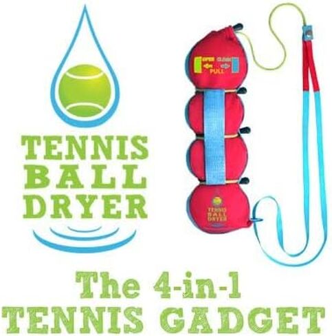 Tennis Ball Dryer -The 4-in-1 Tennis Gadget - Voted 'Best Tennis Gadget' - Includes 4 Great Features in 1. The Perfect Tennis Gift for Any Player. in Saudi Arabia
