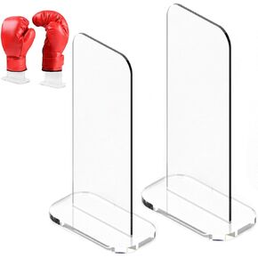 Boxing Glove Stand, Boxing Glove Display Stand, Vertical Boxing Glove Display Stand Baseball Glove Display Stand (Clear-1 pack)