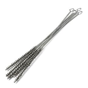 Utoolmart Tube Brush Kit Stainless Steel Wire Cleaning Brush Bottle Long-Handle Bristle Cleaning Tool 12" x 1.2", 2pcs