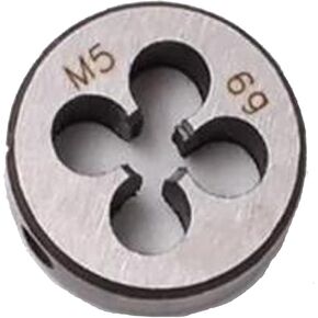 Metric Right Hand Round Die, Machine Thread Die, Screw Thread Cutting Die for Mold Machining, Alloy Steel (M8x1.25)