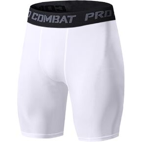 Mens Compression Shorts Sports Running Tights Underwear Athletic Workout Spandex Base Layer Short for Biker Training