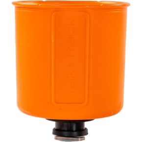 YakAttack MultiMount Cup Holder, YakAttack Orange (SSO-1001-OR) | Kayak Fishing Accessories