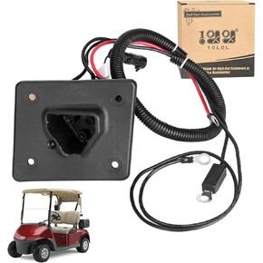 10L0L Golf Cart 48V Charger Receptacle for EZGO RXV & TXT, OEM# 602529 613304