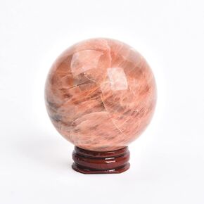 CNYANFEI 70-80mm Plum Blossom Stone Sphere Natural Jasper Crystal Ball with Stand Real Crystal Rock Sphere Gemstone Decorative Ball for Home Decor Crystal Grid Stone Ball Gift