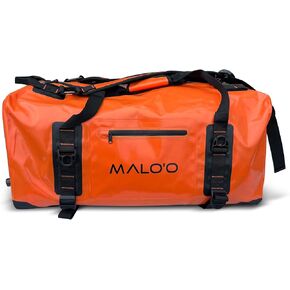 Malo'o Airtight Waterproof Adventure Duffle - Ideal for Kayaking, Camping, Beach, Fishing, Boating, Hiking - Water-Tight Zipper