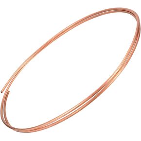 patikil 1/12 بوصة معرف 5/32 بوصة od 0.04 بوصة سميكة 99.9٪ أنبوب النحاس، 6.56ft أنابيب التبريد لفائف أنابيب الأنابيب المستديرة غير الملحومة لحرف المجوهرات الصناعية hvac