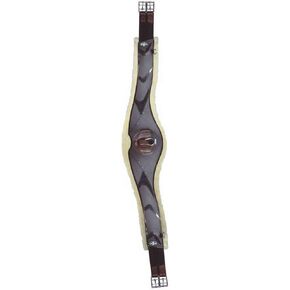 Professional's Choice Sports Medicine Products VenTech Contoured Equestrian Jump Girth Chocolate