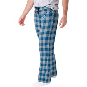 FOCO Detroit Lions NFL Mens Buffalo Check Lounge Pants - L