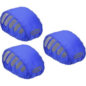 PATIKIL Cycling Bicycle Helmet Cover Motorcycle Helmet Rain Covers Ride Gear Helmet Cover with Reflective Strip for Road Cycling
