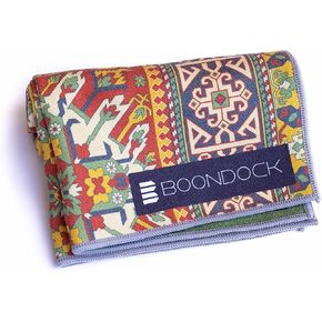 Boondock Co | Premium Microfiber Gym Towel | Towel for Gym, Yoga, Travel, Workout, Backpacking, Beach — Highly Absorbent Quick Dry and Sand Free Fabric (Gym Towel, Arctic)