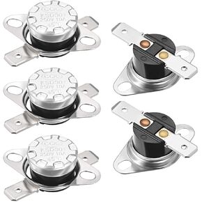 uxcell KSD301 Thermostat 40°C/104°F 10A Normally Open N.O Adjust Snap Disc Temperature Switch 2pcs