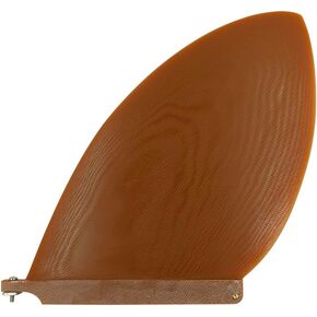 UPSURF Surf Longboard/SUP زعنفة مركزية لـ SUP Longboard Surfboard Center D-Fin أزرق/أحمر 10 بوصة زعنفة من الألياف الزجاجية مع براغي خالية من الأدوات لألواح التجديف للبالغين