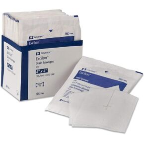 SPONGE TRACH/IV NWVN ST 6PLYDRAIN SPONGE 4X4 50/PK AMD-RITMED TRACH & IV NON-WOVEN DRESSING SPONGES