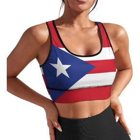 Sports Bras for Women with Removable Pads Yoga Crop Tank Tops Fitness Exercise Workout Running Top