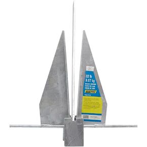 Seachoice Deluxe Anchor, Hot Dipped Galvanized, Size 22S