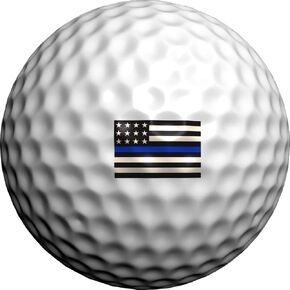 Golfdotz - Golf Ball Markers, Unique Golf Ball Stamps and Golf Ball Stickers for Marking Golf Balls, Durable Golf Ball Decals, Golf Accessories for Men and Women, USA Collection (32 Count)