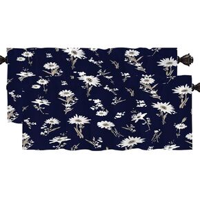 CAPSCEOLL Window Valances Gray Gingham Rhombussquares Plaid Valances for Windows Treatment Farmhouse Rod Pocket Decorative Curtain Valance for Bathroom Bedroom Living Room 52 X 18,2 Panels