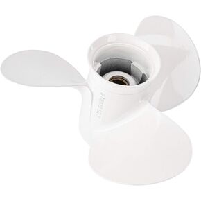 664-45945-00-EL 9 7/8x10 1/2 F OEM Grade Aluminum Propeller for Yamaha 20HP 25HP 30HP Outboard Motors 9.875x10.5,10 Spline Tooth