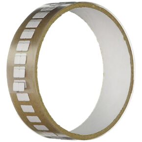 0.75-5-3M 5557 White Polyester/Paper/Acrylic Adhesive Water Contact Indicator Tape, 0.01" Thickness, 5 yd Length, 0.75" Width