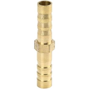 5pcs 8mm Brass Barb Hose Fitting Straight Union Connector for Air Water Gas Oil