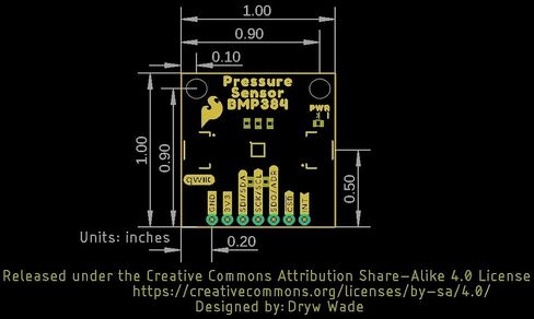 SparkFun Pressure Sensor -BMP384 -Qwiic Environmental sensor -BMP384 digital pressure sensor in Saudi Arabia