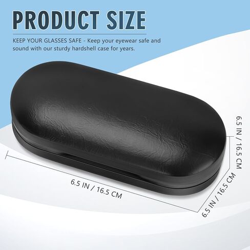 2 in 1 Contact Lens Case and Glasses Case - Double Sided Portable Contact Lens Case and Eyeglasses Case with Mirror,Tweezer and Contact Lens Solution Bottle,Storage Kit for Travel (Black) in Saudi Arabia