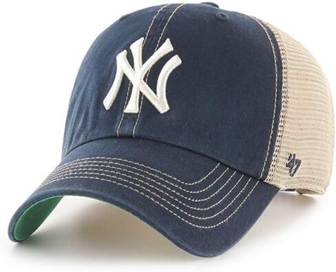 47 New York Yankees Trawler Clean Up Snapback Trucker Hat Baseball Cap - Navy One Size in Saudi Arabia
