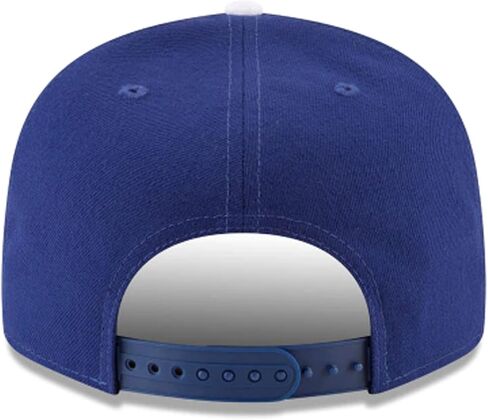 New Era 100% أصلي MLB Los Angeles Dodgers أزرق ملكي وقبعة سوداء/شعار أبيض بأحرف نصية 950 9Fifty Cap Hat OSFA (أزرق ملكي مع أبيض LA) in Saudi Arabia