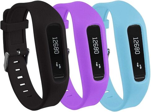 Buckle Bracelet for Fitbit One, Replacement Silicone Band with Chrome Watch Clasp and Fastener Buckle for Fitbit One in Saudi Arabia