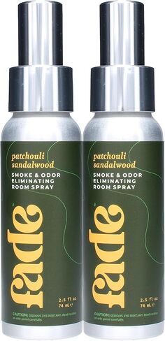 Trapp Fade Patchouli Sandalwood 2.5 fl. oz. Smoke & Odor Eliminating Room Spray (2 Pack) in Saudi Arabia
