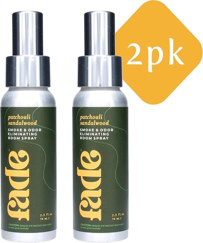 Trapp Fade Patchouli Sandalwood 2.5 fl. oz. Smoke & Odor Eliminating Room Spray (2 Pack) in Saudi Arabia