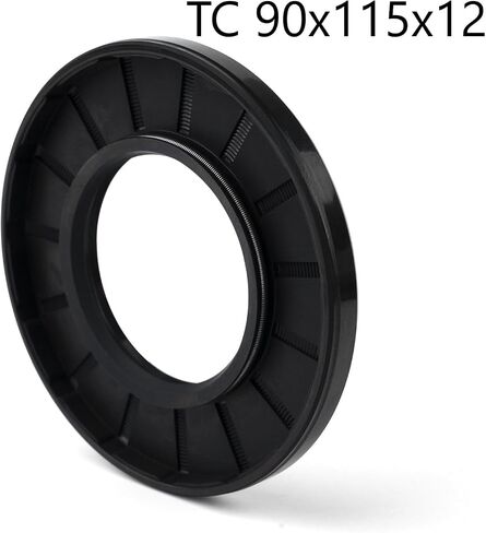 XIKE 1 قطعة ختم الزيت، أختام الشفاه TC 90 مم × 115 مم × 10 مم غطاء مطاطي النتريل شفة مزدوجة مع زنبرك، ختم عمود الزيت مناسب لعمود التحمل in Kuwait