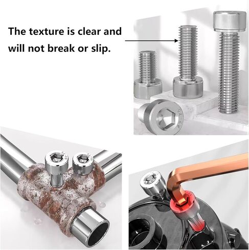1520Pcs Hex Socket Head Cap Screws Sets Metric Stainless Steel M5 M4 M3 Screw Nuts and Bolts Assortment Kit with Flat Washers Lock Washers Machine Bolt in Saudi Arabia