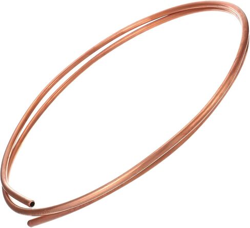 patikil 1/12 بوصة معرف 5/32 بوصة od 0.04 بوصة سميكة 99.9٪ أنبوب النحاس، 6.56ft أنابيب التبريد لفائف أنابيب الأنابيب المستديرة غير الملحومة لحرف المجوهرات الصناعية hvac in Kuwait