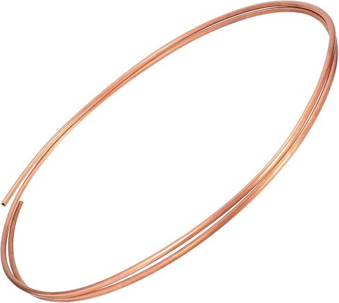 patikil 1/12 بوصة معرف 5/32 بوصة od 0.04 بوصة سميكة 99.9٪ أنبوب النحاس، 6.56ft أنابيب التبريد لفائف أنابيب الأنابيب المستديرة غير الملحومة لحرف المجوهرات الصناعية hvac in Kuwait