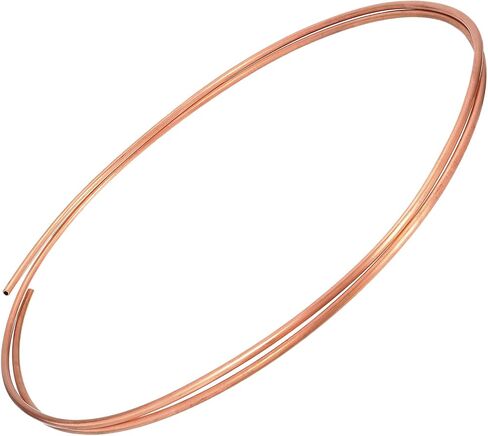 patikil 1/12 بوصة معرف 5/32 بوصة od 0.04 بوصة سميكة 99.9٪ أنبوب النحاس، 6.56ft أنابيب التبريد لفائف أنابيب الأنابيب المستديرة غير الملحومة لحرف المجوهرات الصناعية hvac in Kuwait