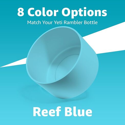 Silicone Boot for Yeti Rambler Jr 12oz and 18oz Bottle | 2mm Sleeve | Anti-Slip Boot | Protector for the Bottom of your Bottle | Protects Against Damage | BPA Free Silicone (Black) in Saudi Arabia