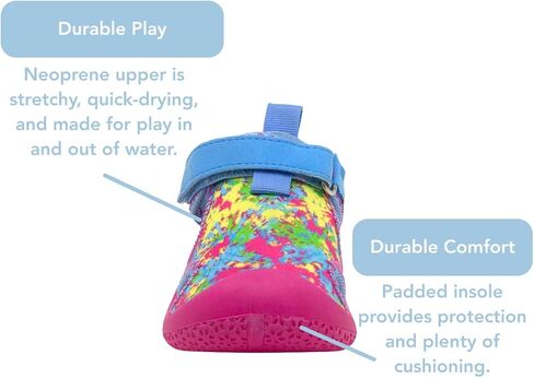 Robeez Kids Water Shoes Boys & Girls Slip Resistant Neoprene Aqua Shoes for Summer, Beach, Pool - Infant/Toddler, 12 Months - 3.5 Years in Saudi Arabia