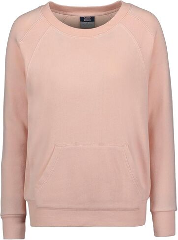 MV Sport Soft Crew Neck Sweatshirt with Pouch Pockets for Women/Fleece Womens Crewneck Sweatshirts/Crewnecks for Women in Saudi Arabia