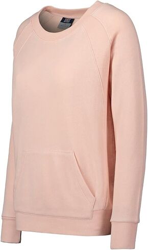 MV Sport Soft Crew Neck Sweatshirt with Pouch Pockets for Women/Fleece Womens Crewneck Sweatshirts/Crewnecks for Women in Saudi Arabia