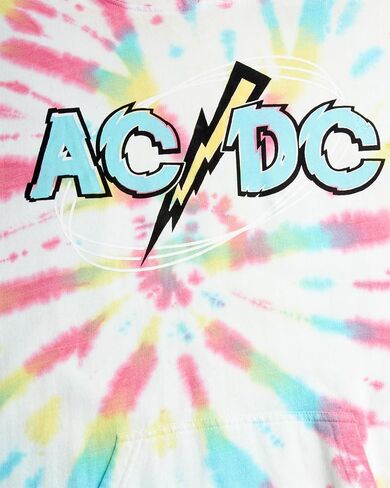 سويت شيرت نسائي من AC/DC - سويت شيرت بغطاء للرأس كلاسيكي مصبوغ بغطاء للرأس - سويت شيرت بقلنسوة لحفلات هارد روك ريترو للنساء (XS-XL) in Saudi Arabia
