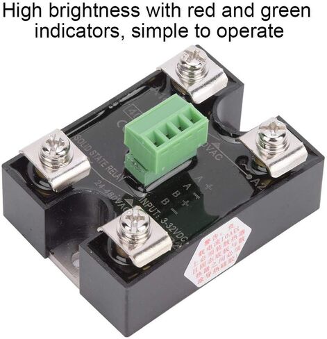 Dual Channel DC Control Dual Channel AC Solid State Relay 24-480VAC Single Phase DC-AC SSR Relay Module(40A(BERM-SK40DA)) in Saudi Arabia