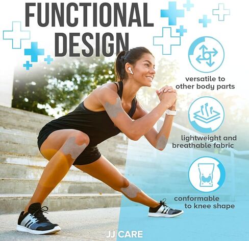رقع الركبة من جي جي كير - 28 قطعة من رقع الركبة لتخفيف الآلام بقوة إضافية - رقعة تخفيف آلام الركبة 5.5 سم × 3.9 سم، رقعة تخفيف آلام الركبة لالتهاب المفاصل والالتهابات وعرق النسا والعضلات والمفاصل in Kuwait
