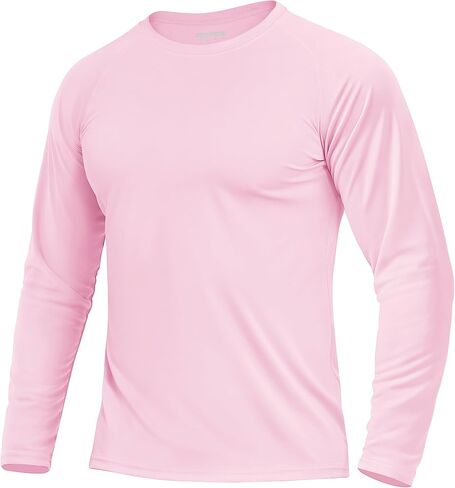 Boladeci Men's UPF 50+ Sun Protection UV SPF Shirts Long Sleeve Lightweight Quick Dry Swim T-Shirts Rash Guard in Saudi Arabia