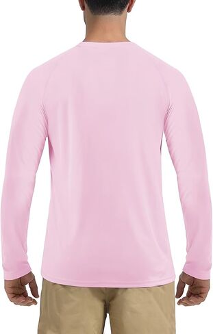 Boladeci Men's UPF 50+ Sun Protection UV SPF Shirts Long Sleeve Lightweight Quick Dry Swim T-Shirts Rash Guard in Saudi Arabia