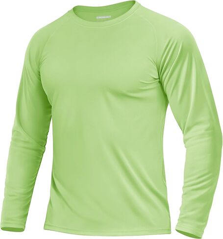 Boladeci Men's UPF 50+ Sun Protection UV SPF Shirts Long Sleeve Lightweight Quick Dry Swim T-Shirts Rash Guard in Saudi Arabia